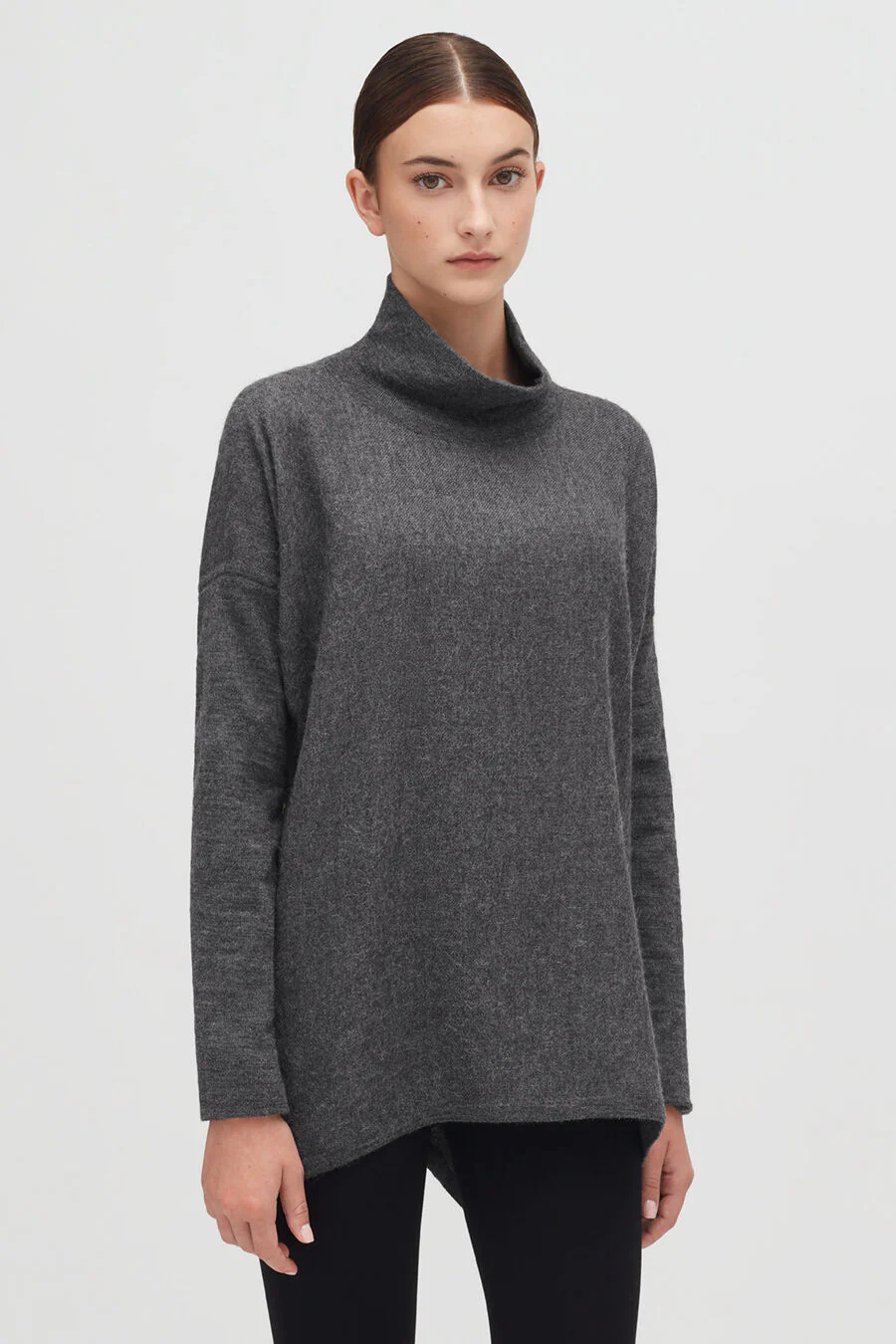 Alpaca Open-Back Turtleneck Sweater - Image 12
