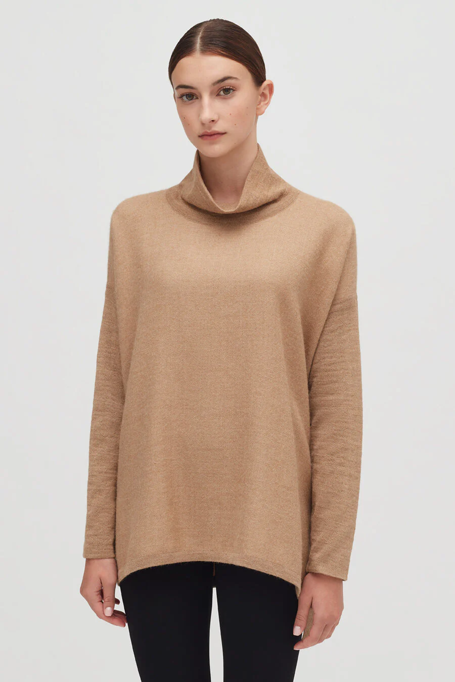 Alpaca Open-Back Turtleneck Sweater - Image 18