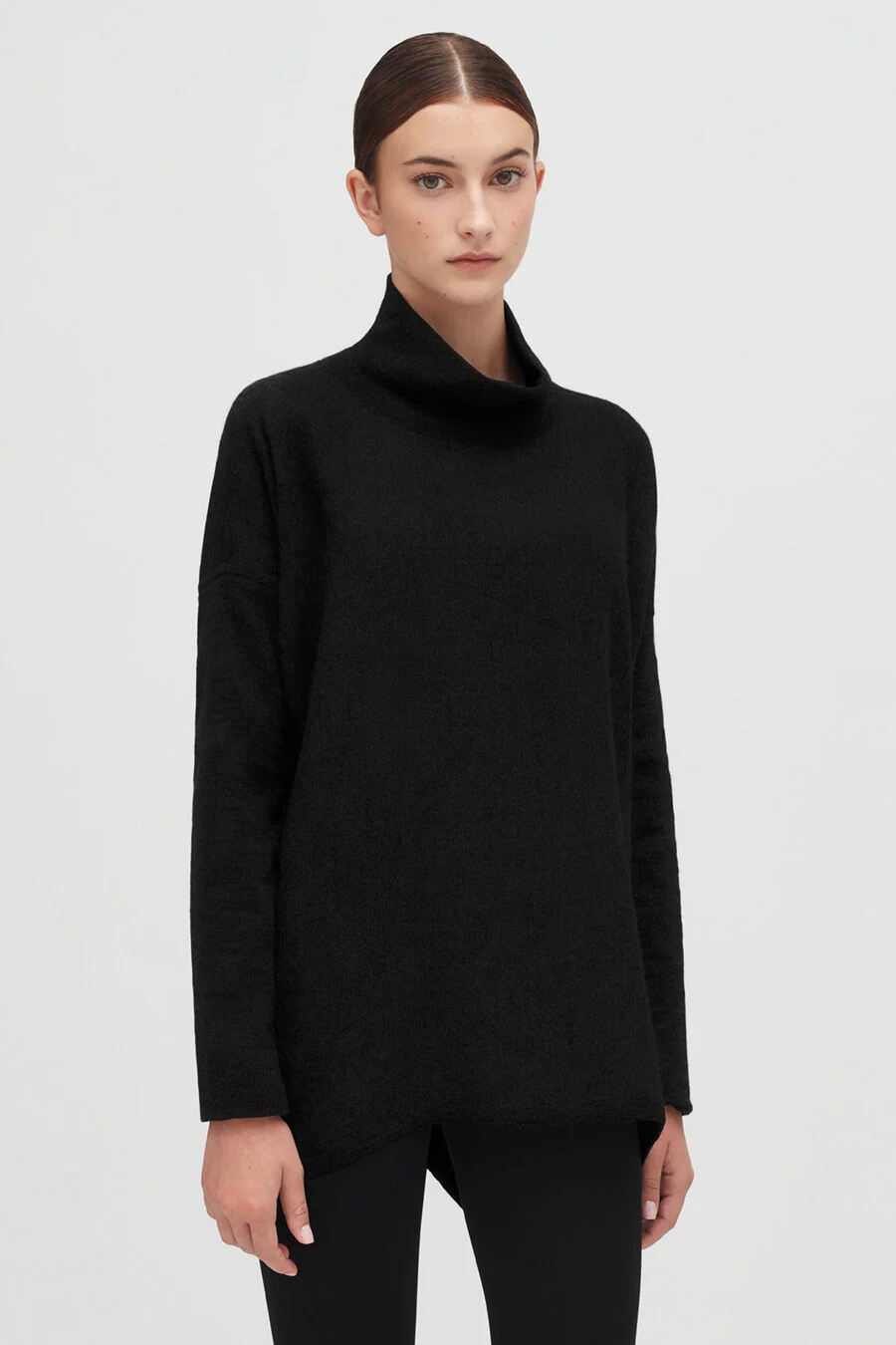 Alpaca Open-Back Turtleneck Sweater - Image 6