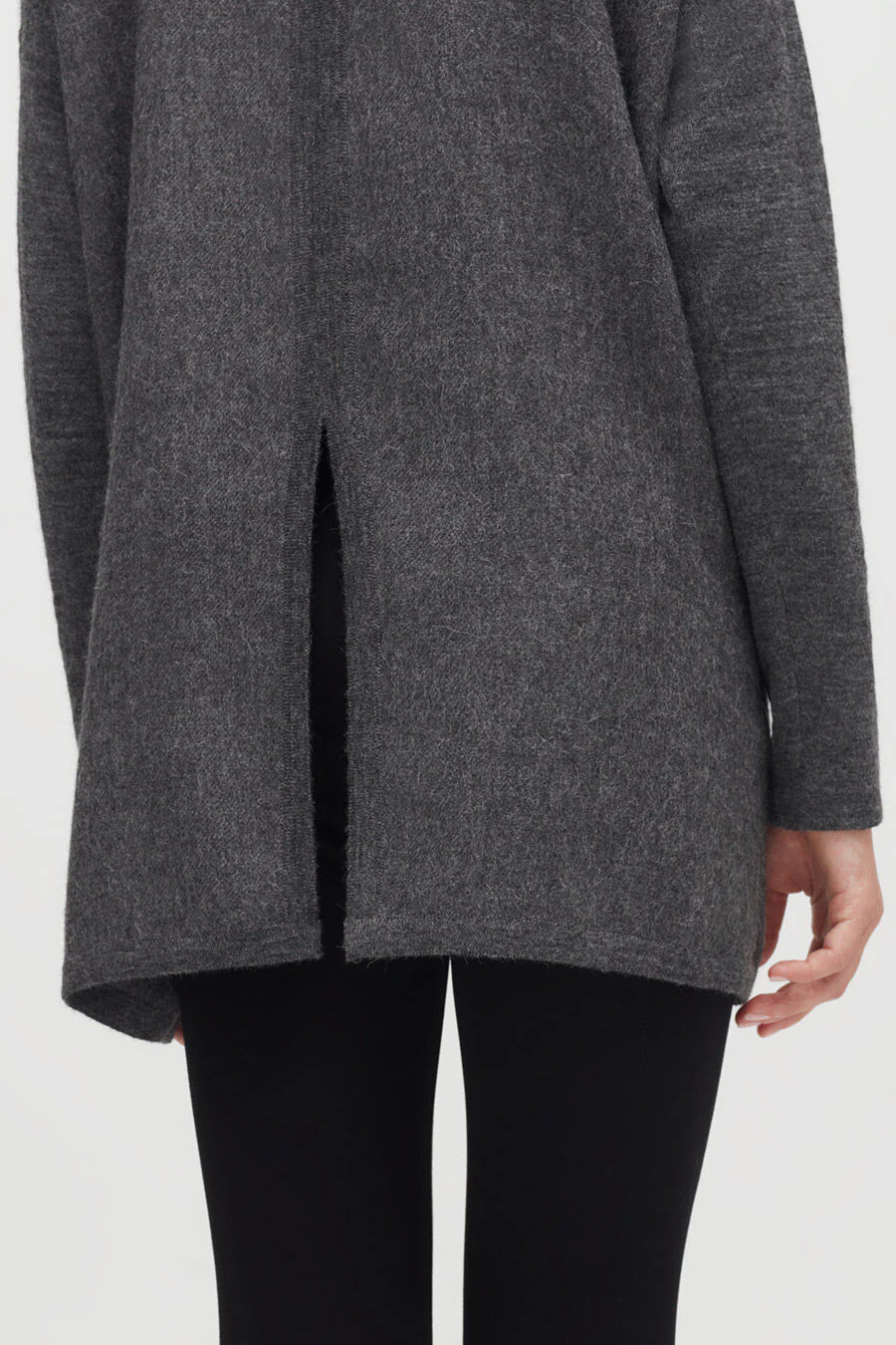 Alpaca Open-Back Turtleneck Sweater - Image 9