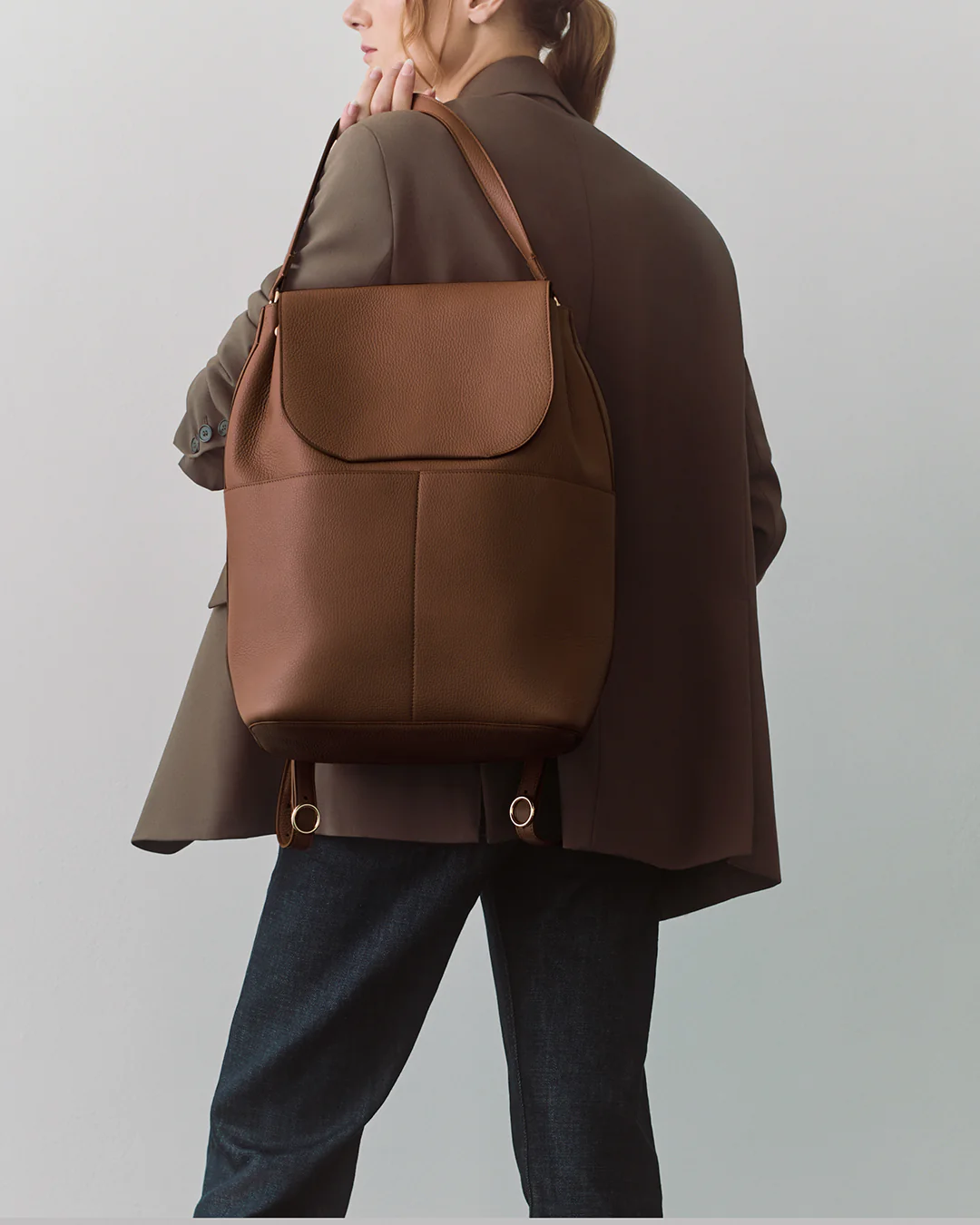 Leather Backpack 13-inch - Image 46