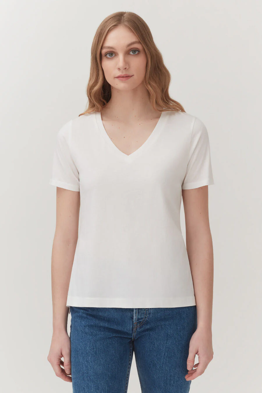 Pima V-Neck Tee - Image 10