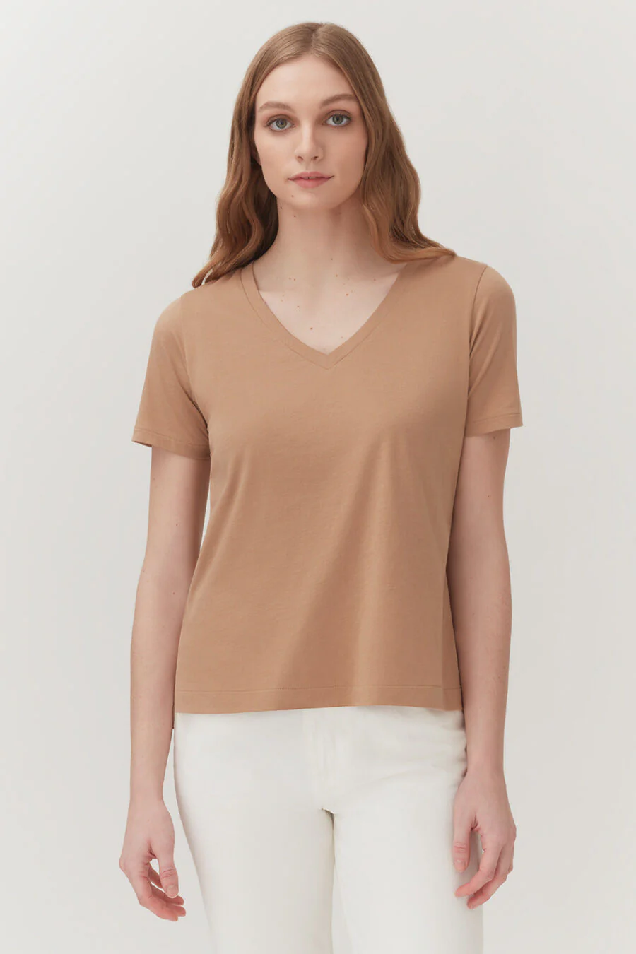 Pima V-Neck Tee - Image 15