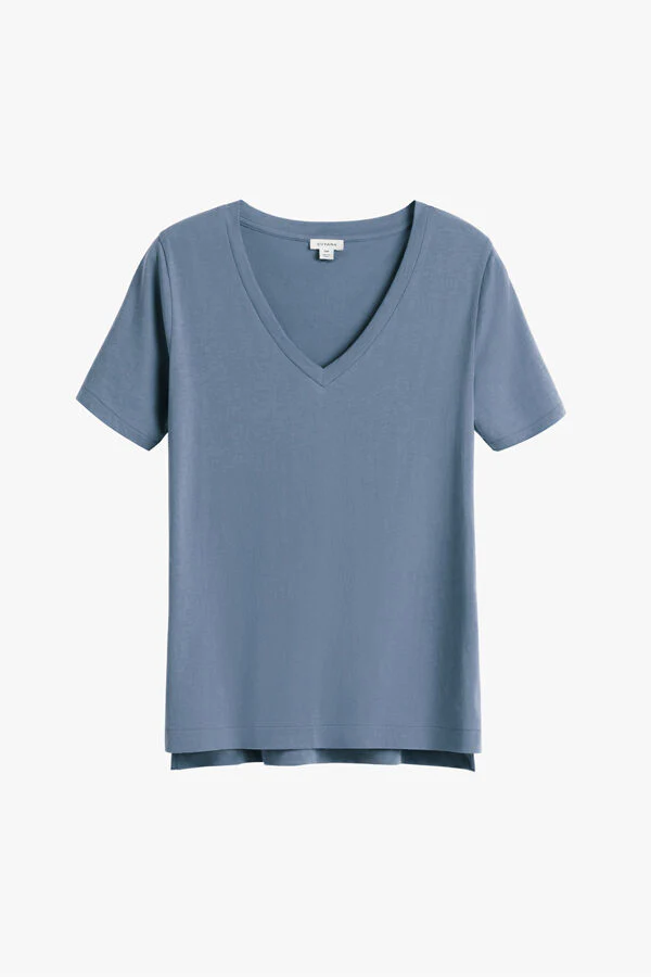 Pima V-Neck Tee - Image 19