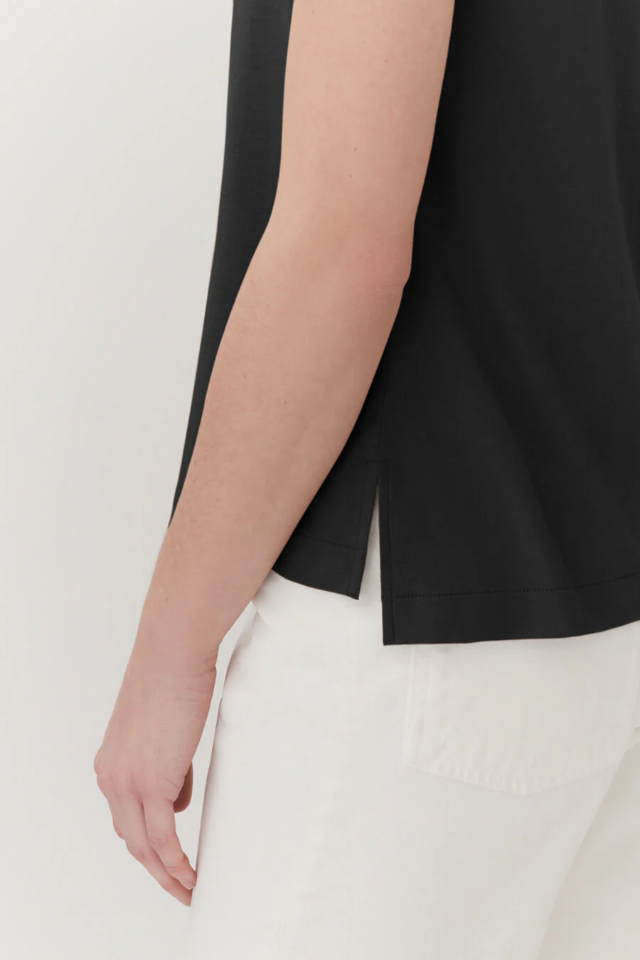 Pima V-Neck Tee - Image 3