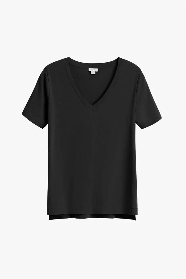Pima V-Neck Tee - Image 4