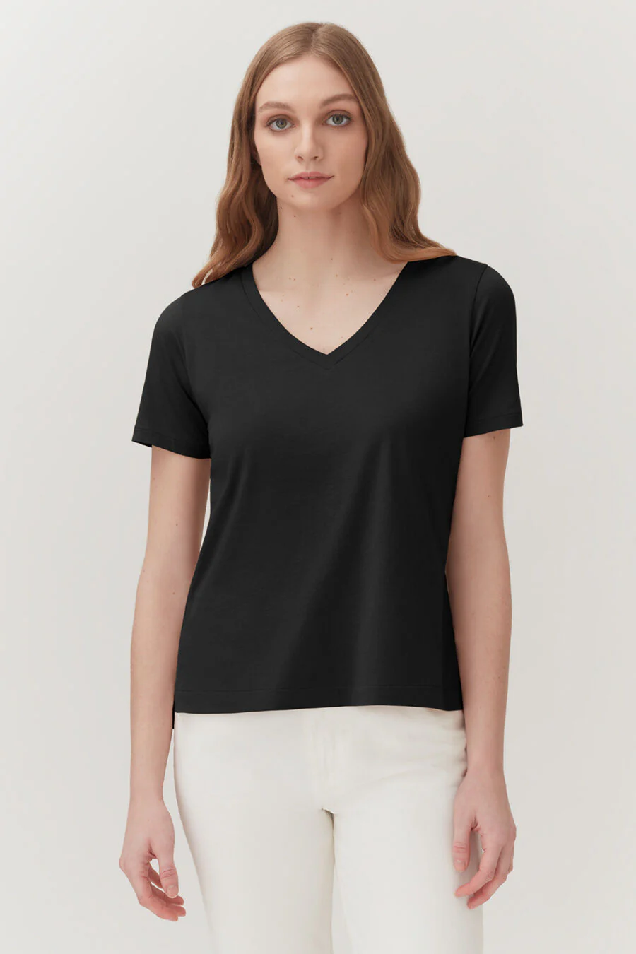 Pima V-Neck Tee - Image 5