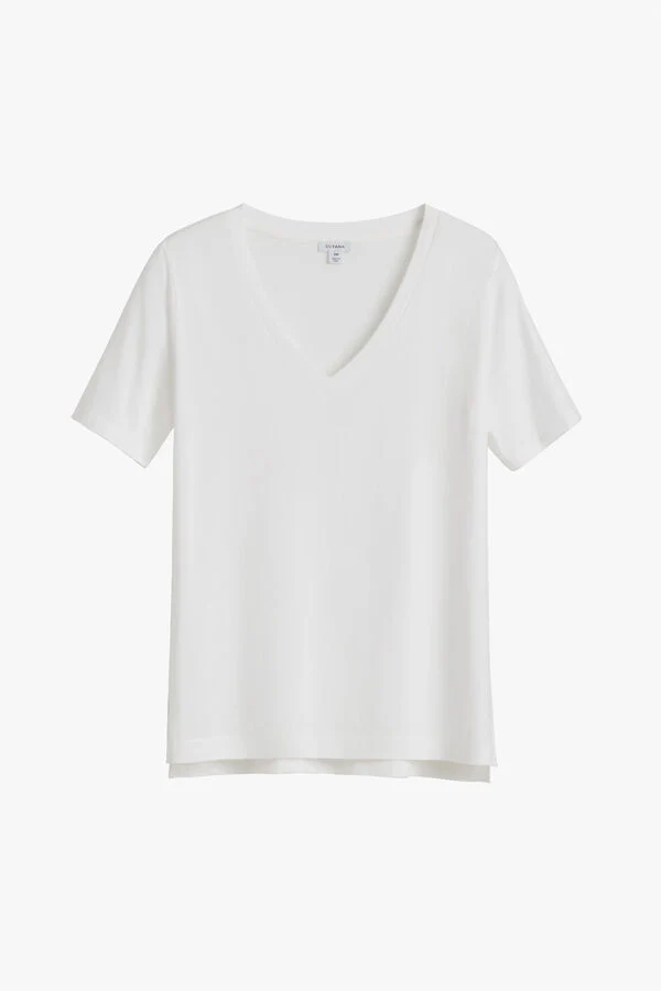 Pima V-Neck Tee - Image 9