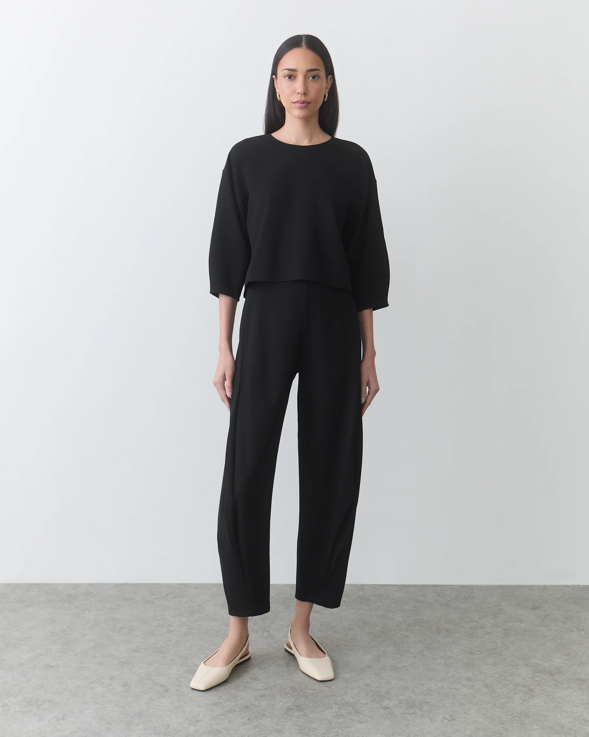 Ponte Balloon Sleeve Top - Image 6