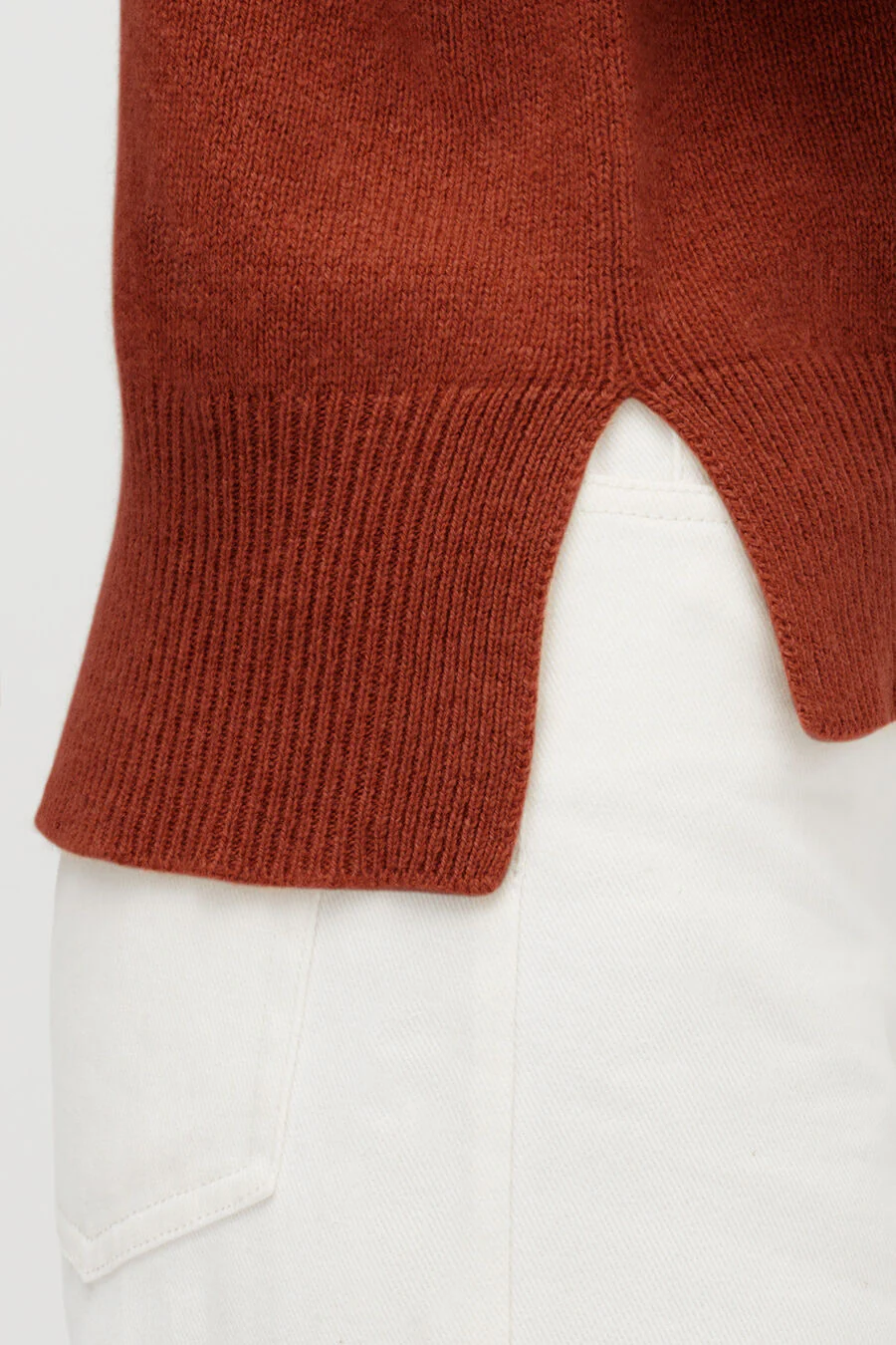 Cashmere Deep V-Neck Sweater - Image 14