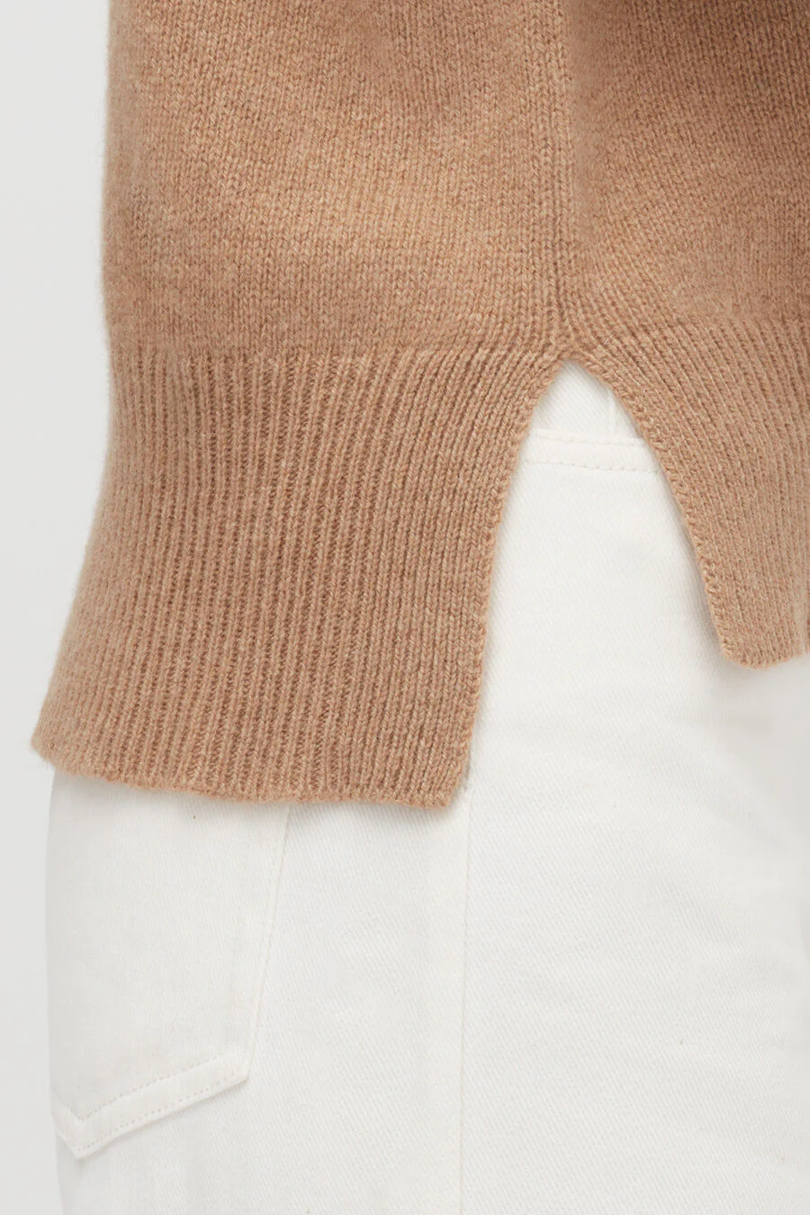 Cashmere Deep V-Neck Sweater - Image 9