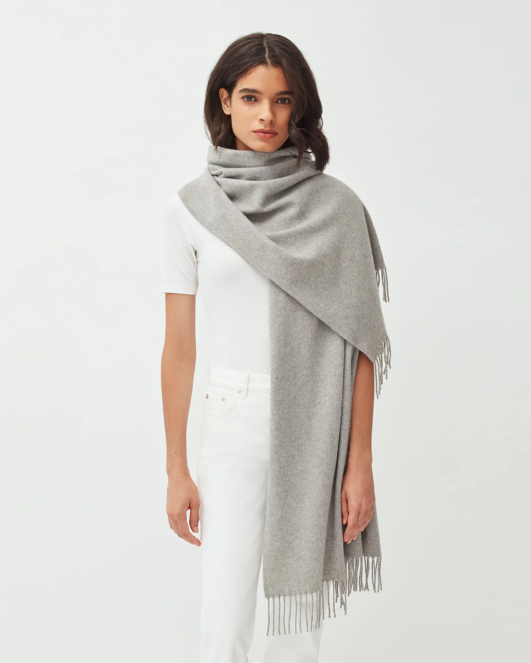 Recycled Cashmere Scarf - Image 14