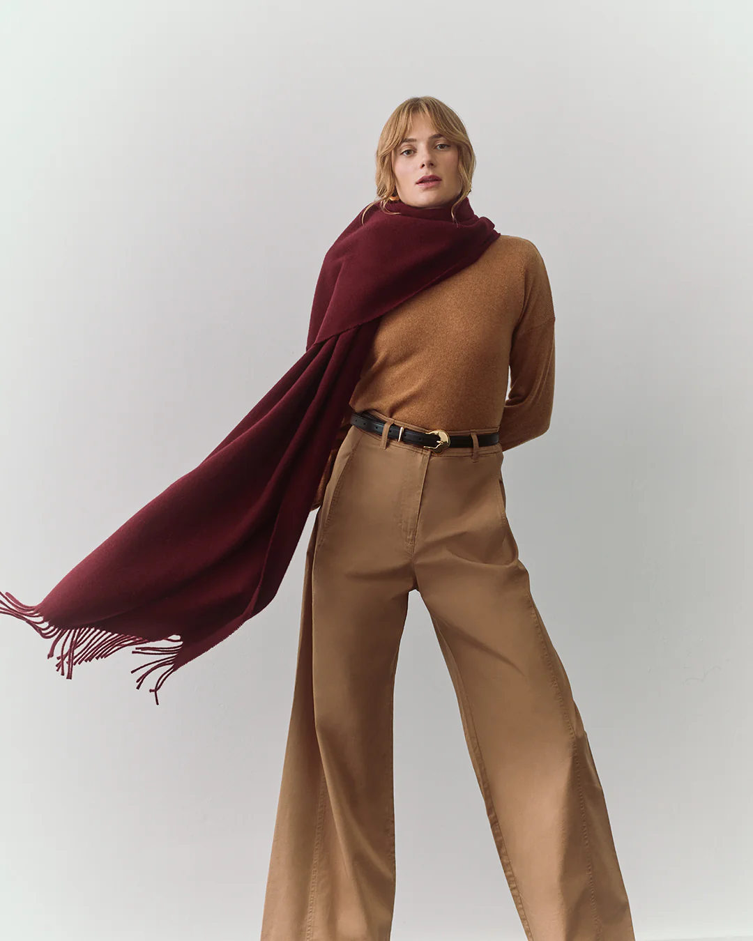 Recycled Cashmere Scarf - Image 20