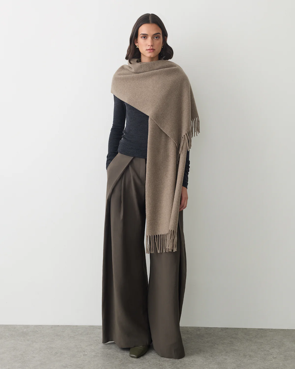 Recycled Cashmere Scarf - Image 25