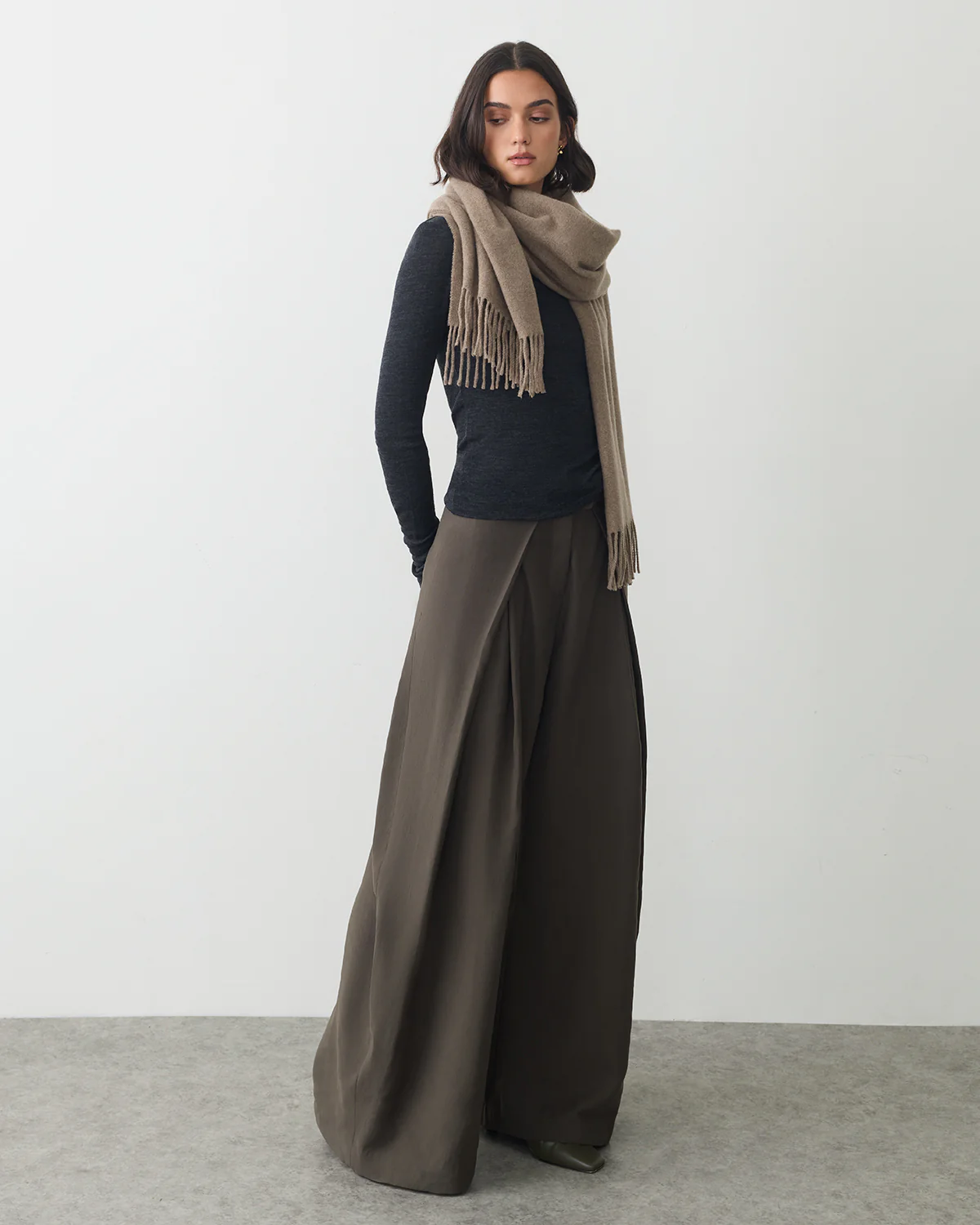 Recycled Cashmere Scarf - Image 26