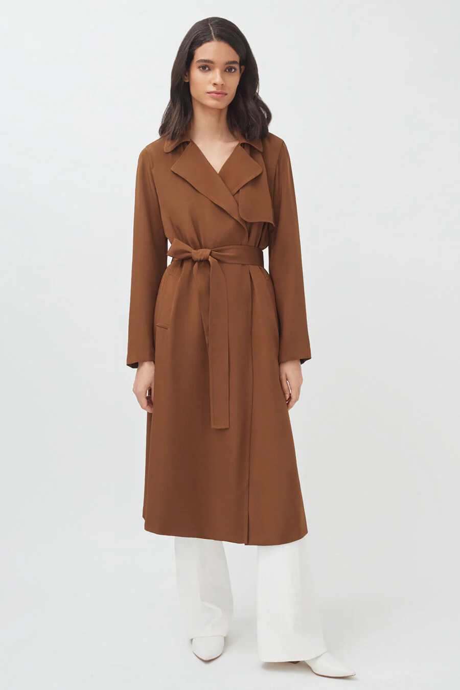 Silk Classic Trench - Image 10