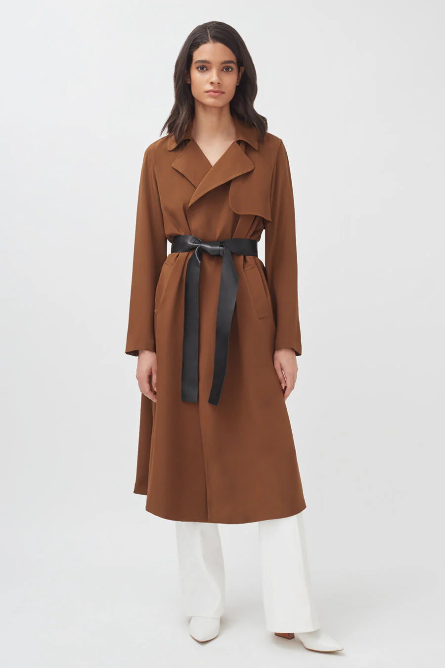 Silk Classic Trench - Image 12