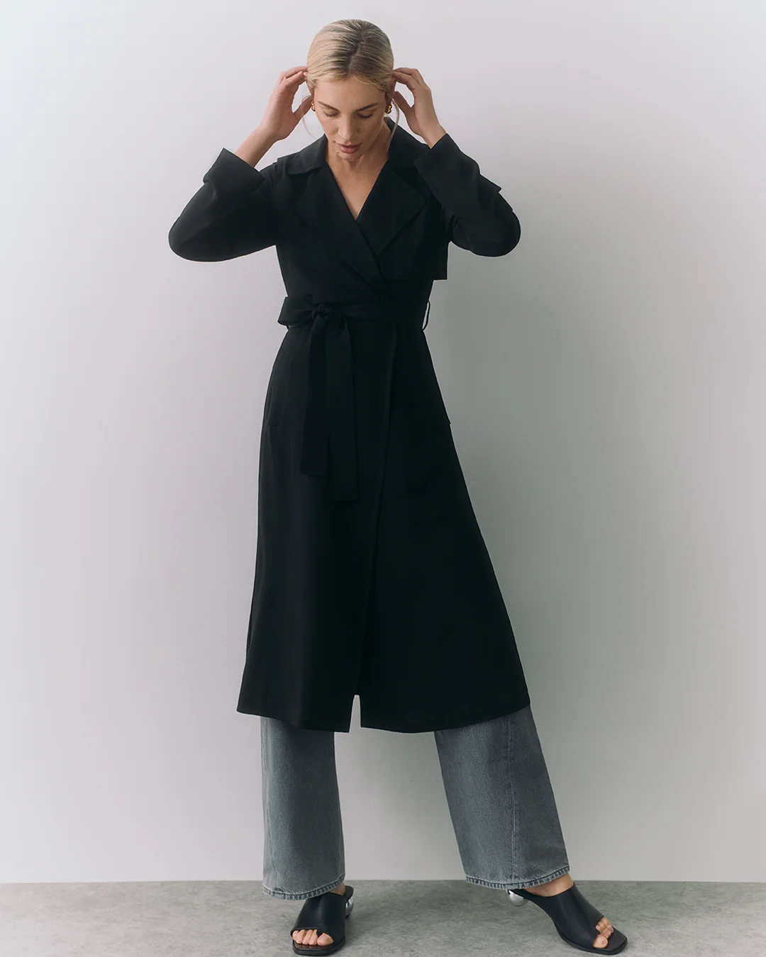Silk Classic Trench - Image 15
