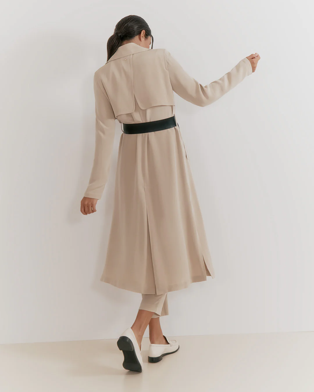 Silk Classic Trench - Image 3