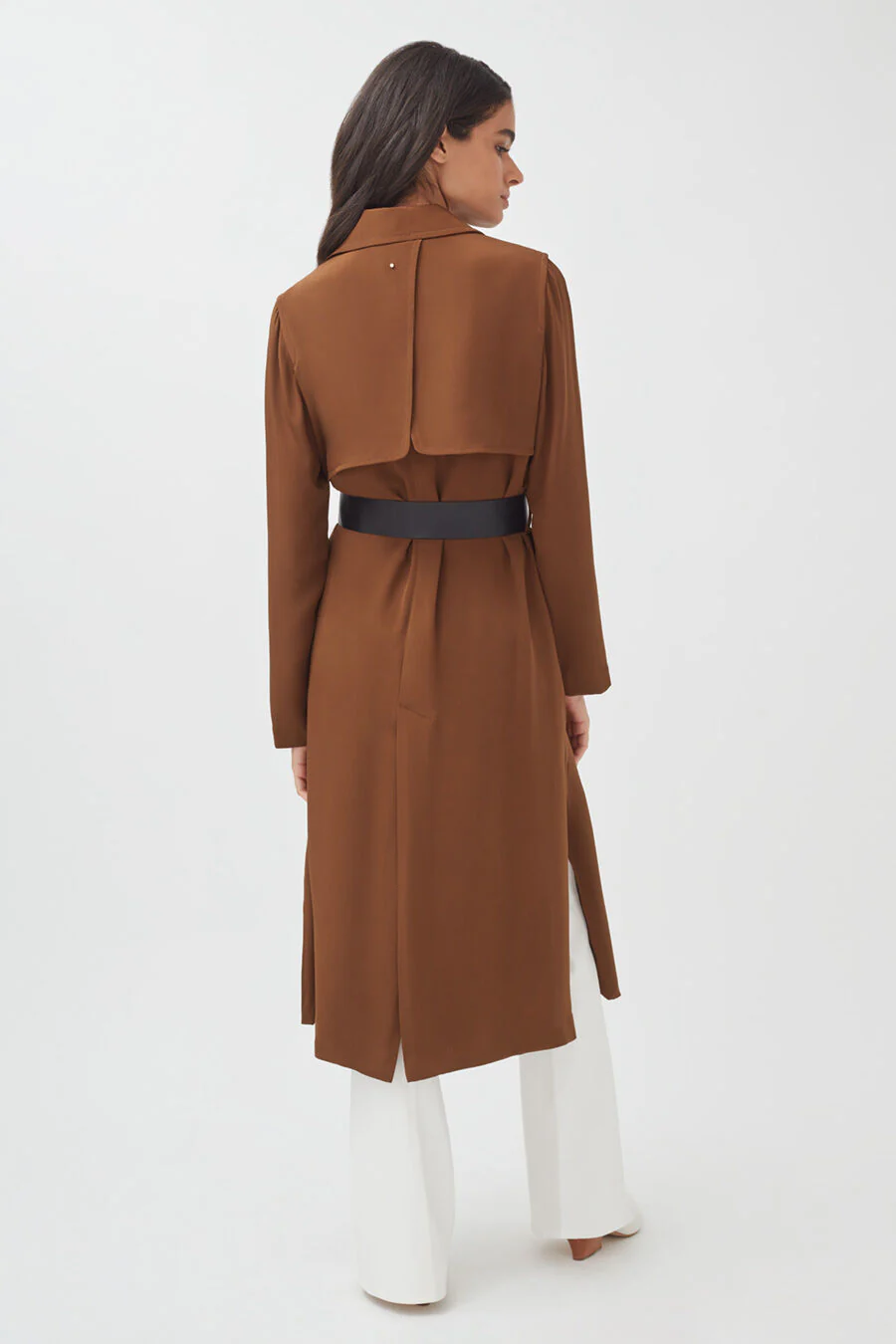 Silk Classic Trench - Image 8