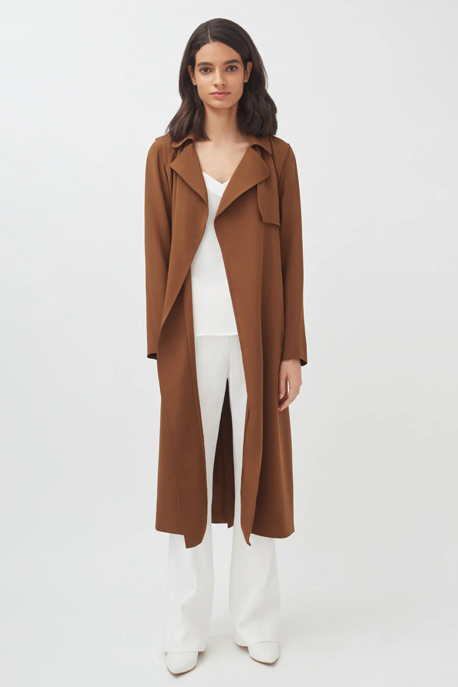 Silk Classic Trench - Image 9