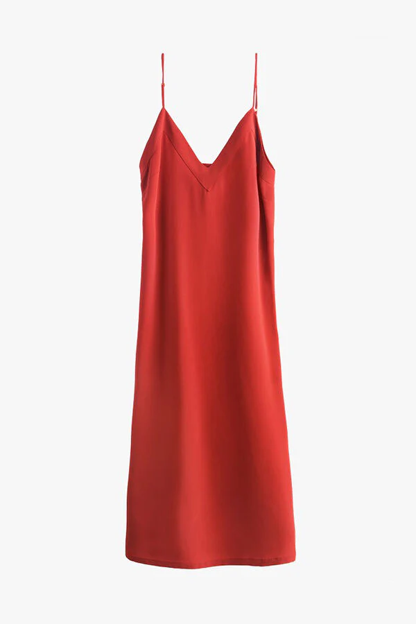 Silk Slip Dress - Image 17