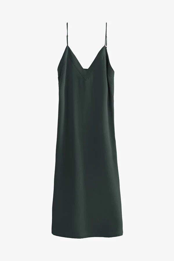 Silk Slip Dress - Image 21