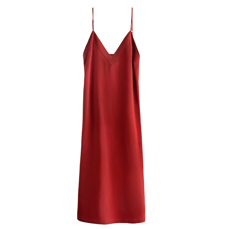 Silk Slip Dress - Image 27