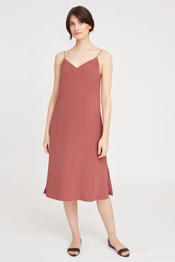 Silk Slip Dress - Image 35