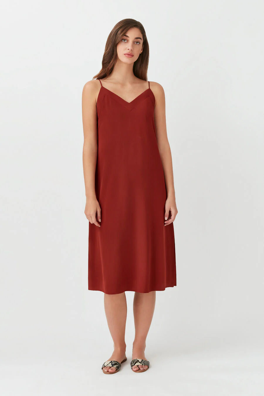 Silk Slip Dress - Image 40