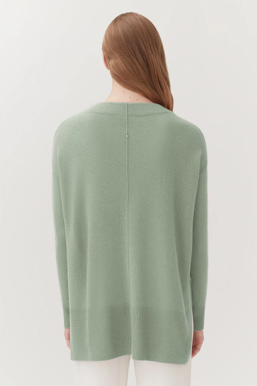 Single-Origin Cashmere Funnel Neck Sweater - Image 17