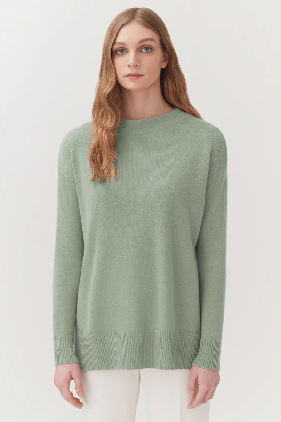Single-Origin Cashmere Funnel Neck Sweater - Image 20