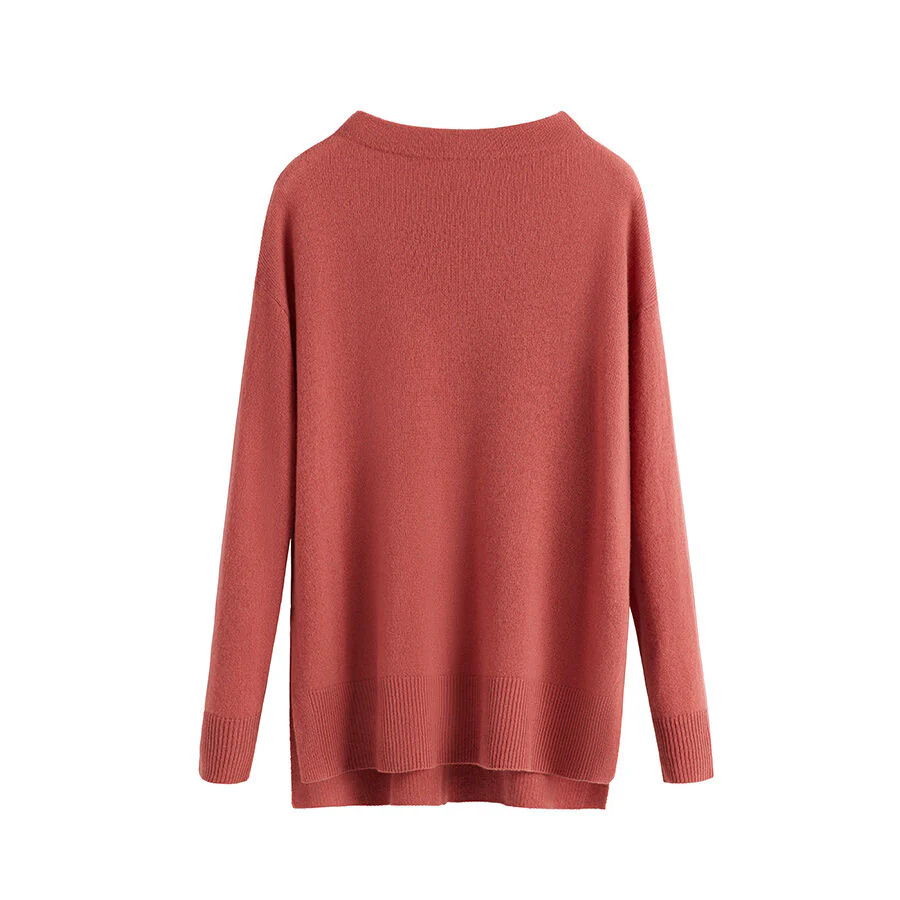 Single-Origin Cashmere Funnel Neck Sweater - Image 26