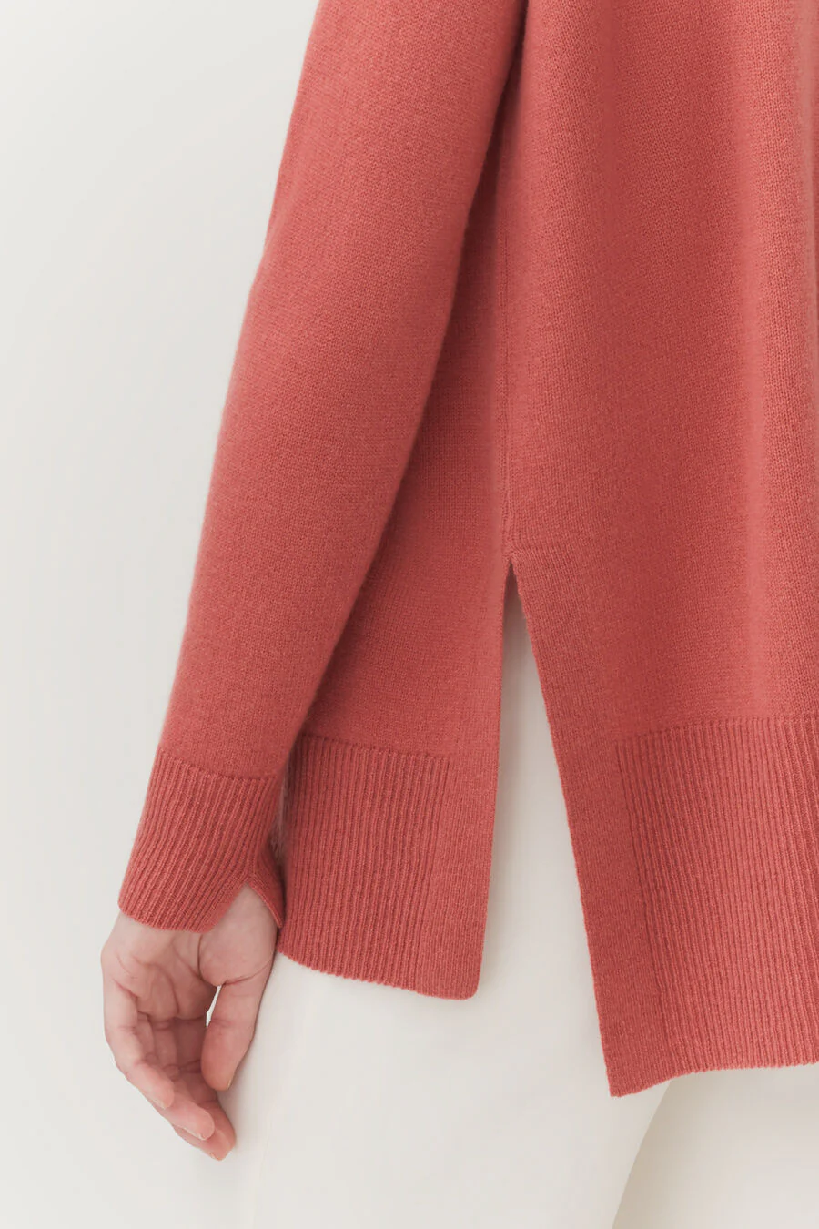 Single-Origin Cashmere Funnel Neck Sweater - Image 28