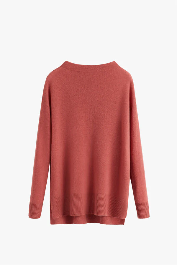 Single-Origin Cashmere Funnel Neck Sweater - Image 29