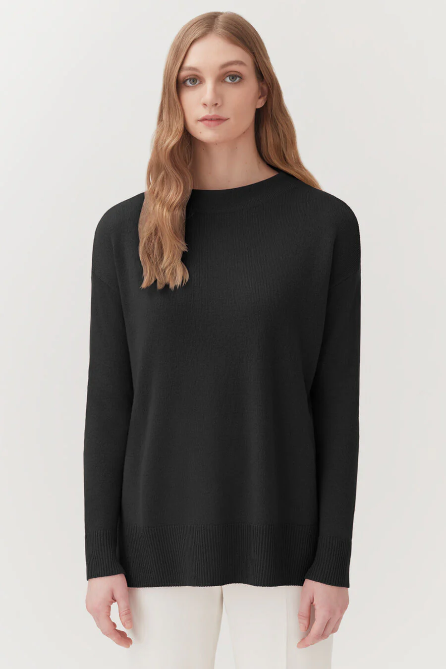 Single-Origin Cashmere Funnel Neck Sweater - Image 5