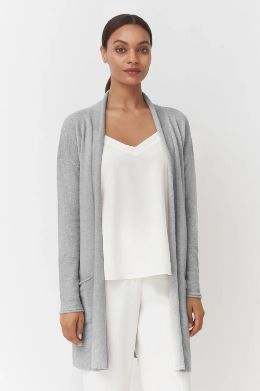 Single-Origin Cashmere Long Cardigan - Image 10