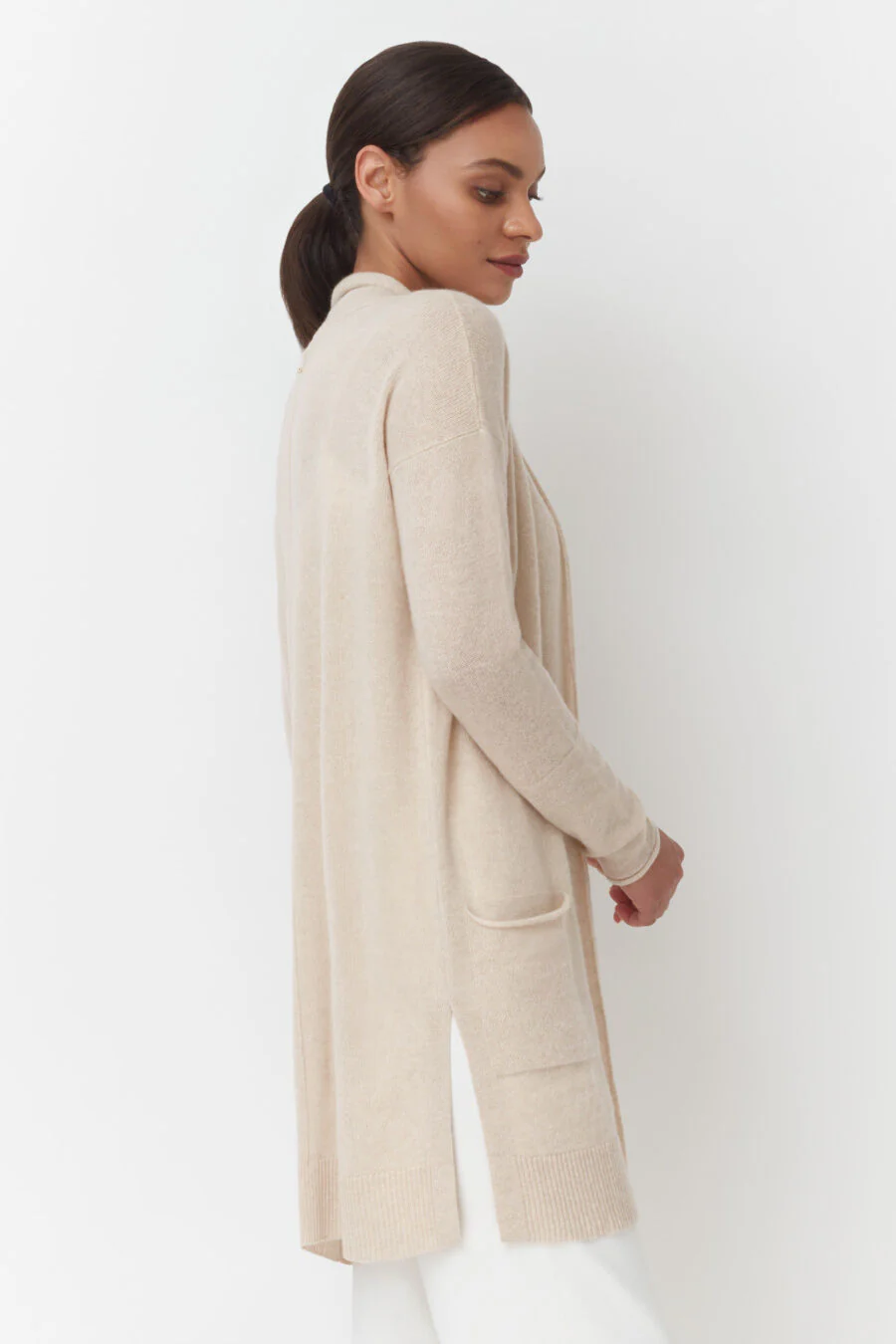 Single-Origin Cashmere Long Cardigan - Image 12