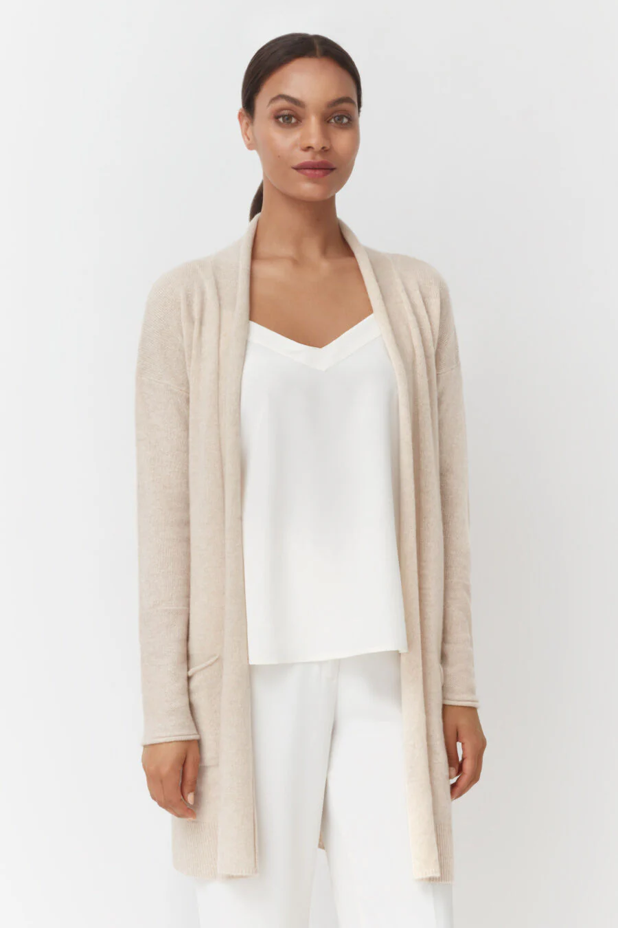 Single-Origin Cashmere Long Cardigan - Image 15
