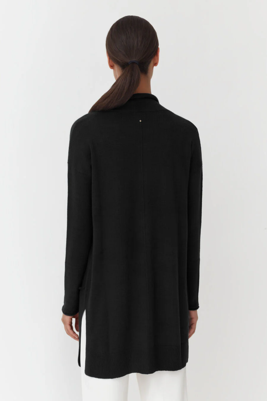 Single-Origin Cashmere Long Cardigan - Image 3