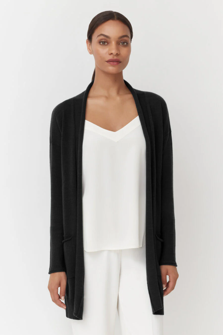 Single-Origin Cashmere Long Cardigan - Image 5