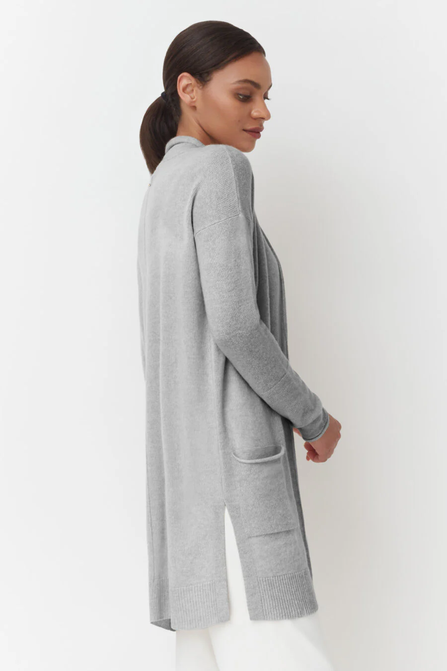 Single-Origin Cashmere Long Cardigan - Image 7