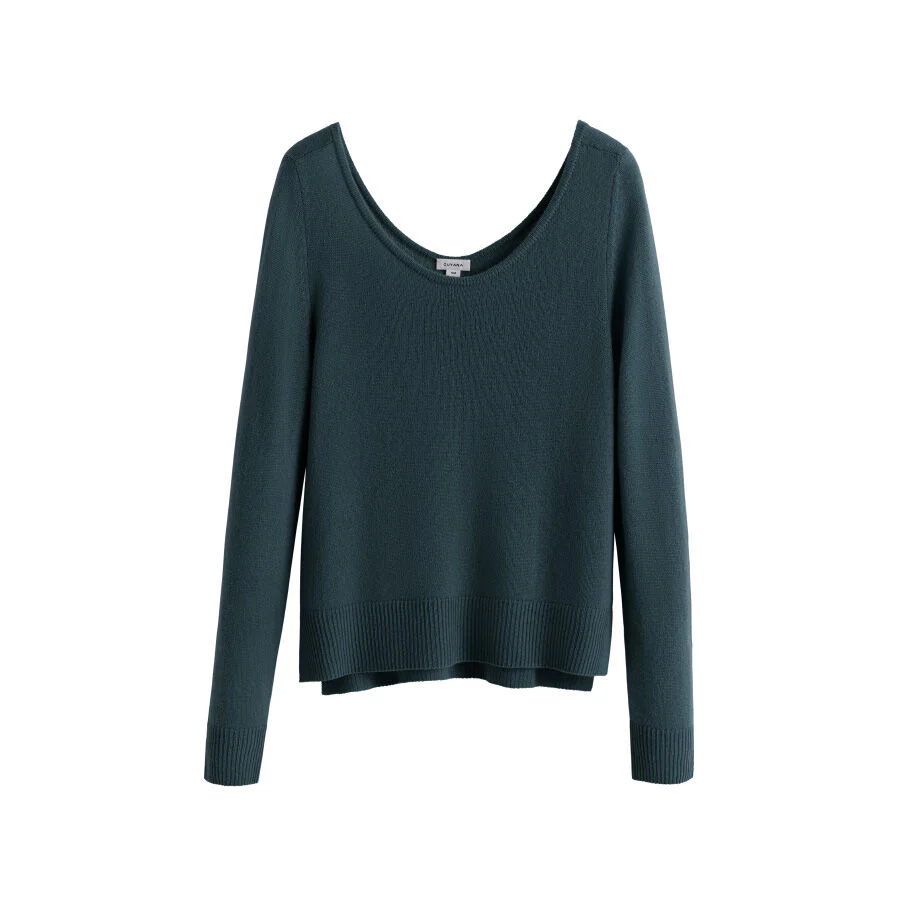 Single-Origin Cashmere Scoop Neck Sweater - Image 21