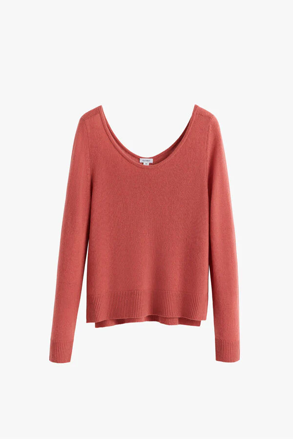 Single-Origin Cashmere Scoop Neck Sweater - Image 29