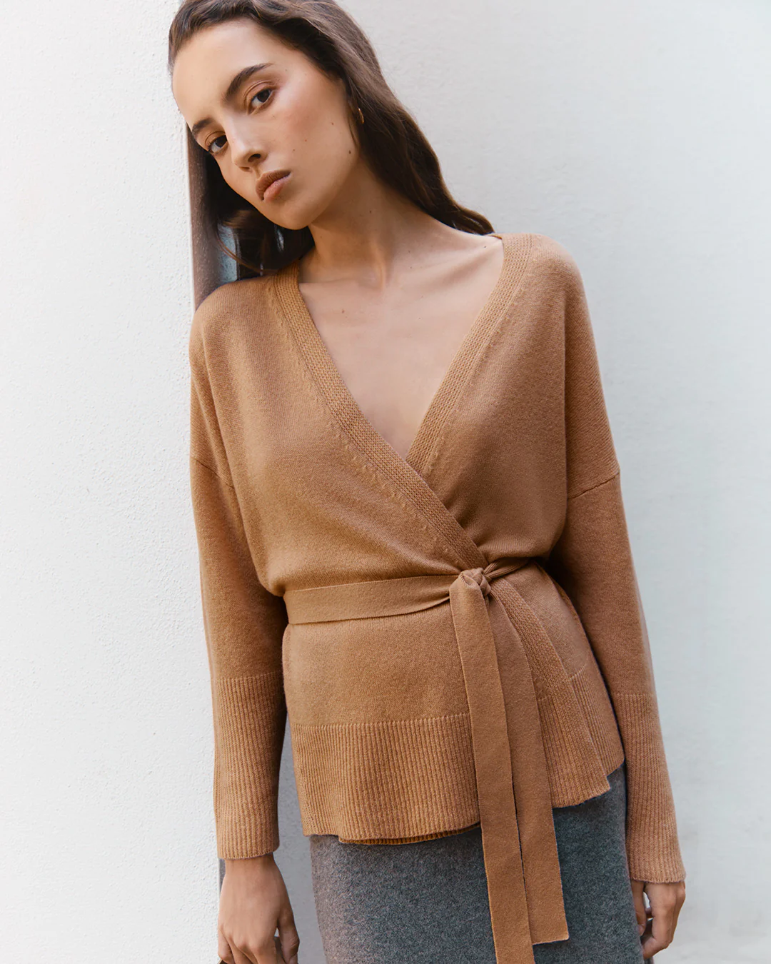 Single Origin Cashmere Wrap Sweater - Image 10
