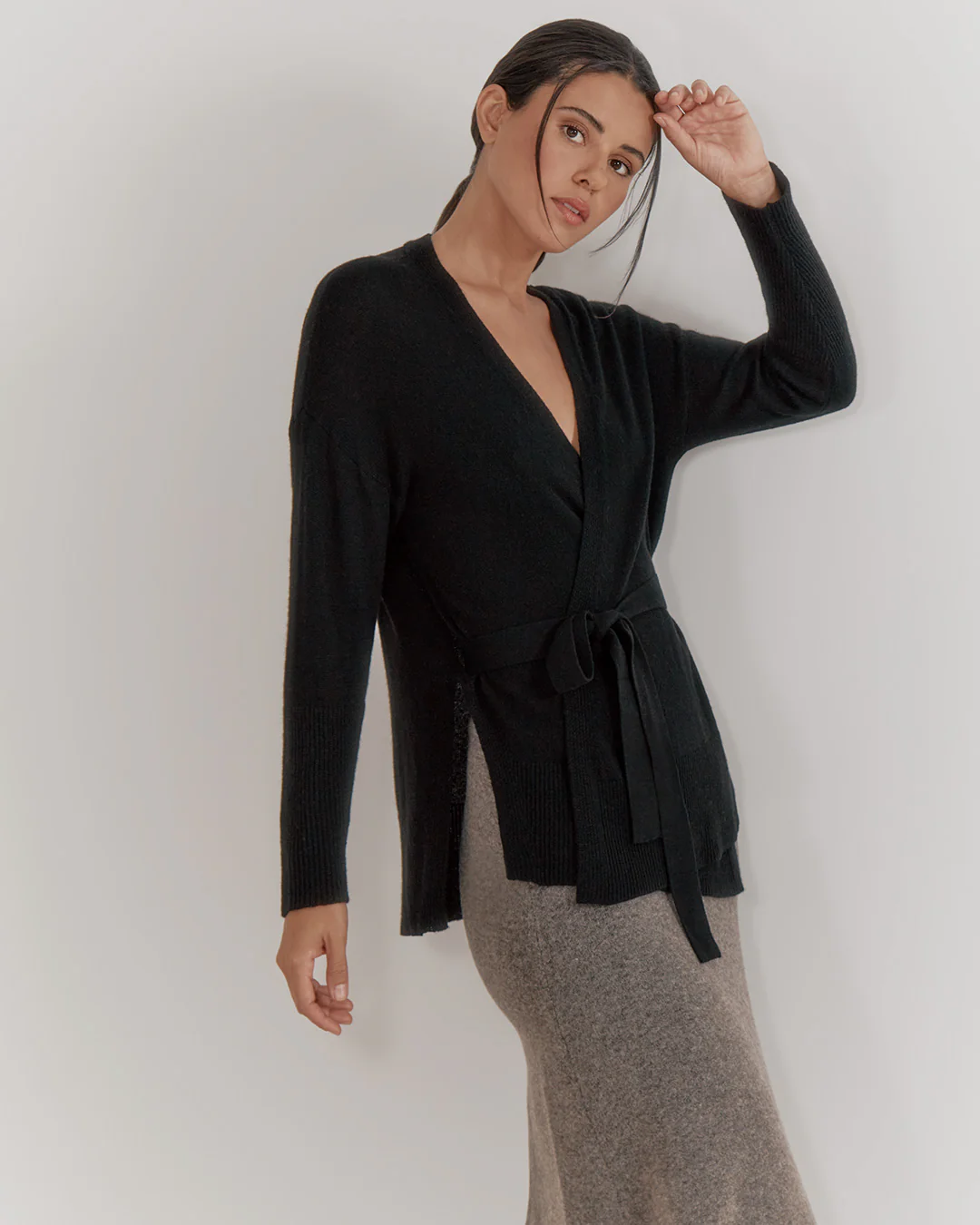 Single Origin Cashmere Wrap Sweater - Image 6