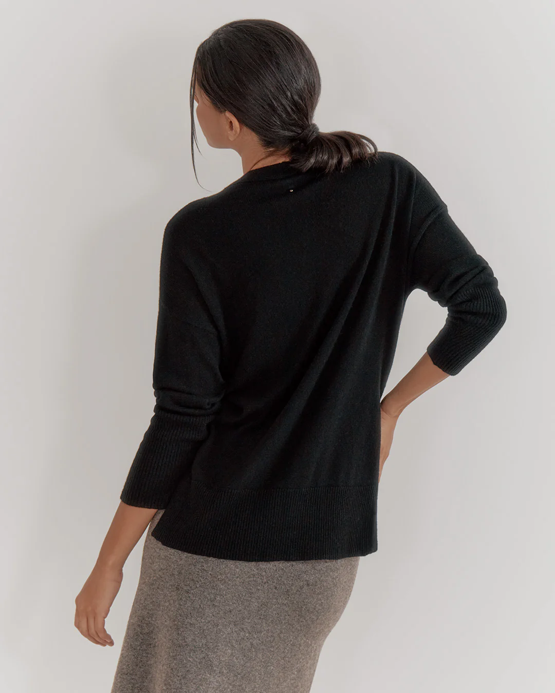 Single Origin Cashmere Wrap Sweater - Image 7