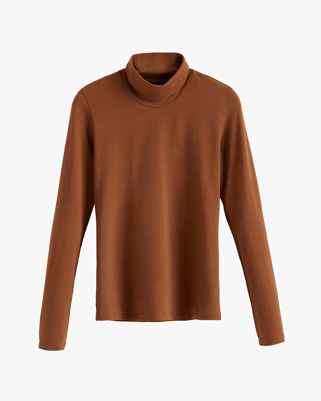 Slim Back Slit Turtleneck Tee - Image 7