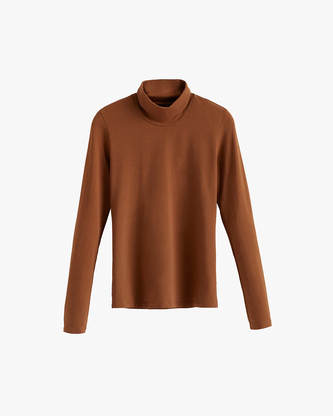 Slim Back Slit Turtleneck Tee - Image 8