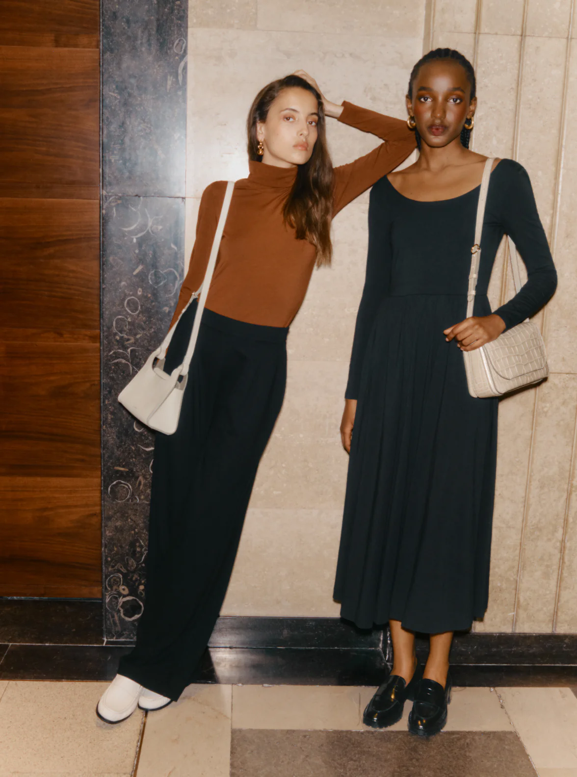 Slim Back Slit Turtleneck Tee - Image 9